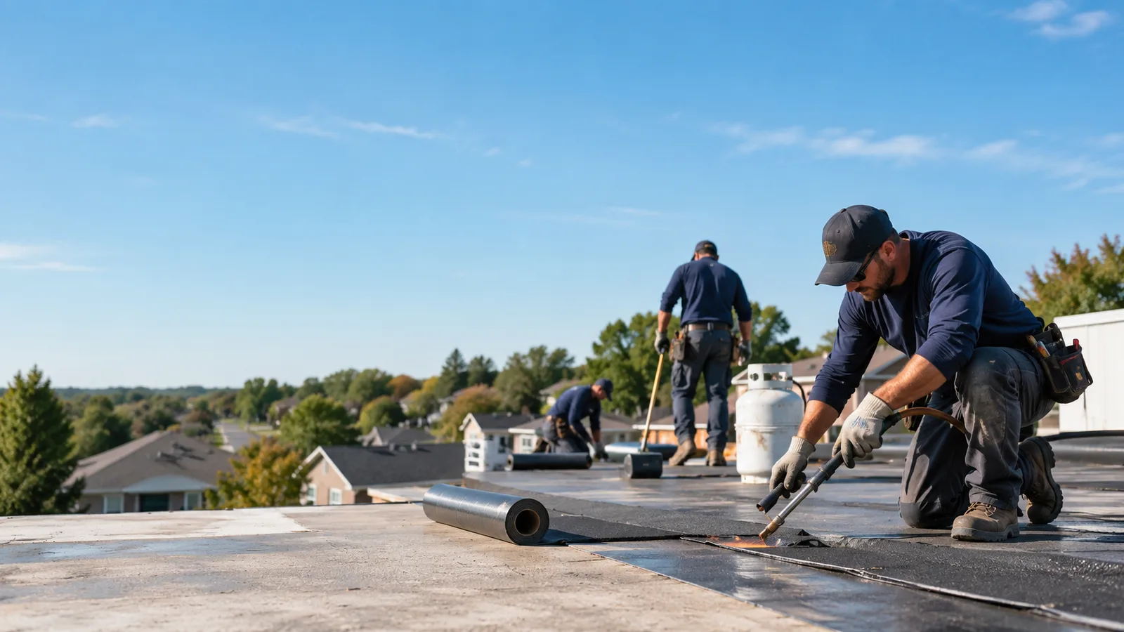 Flat Roof Leak Repair providers in Guys, TN